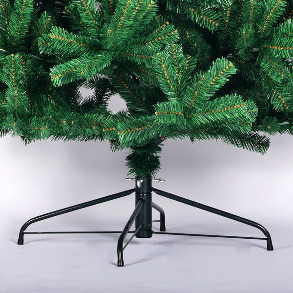 HKM-138899 6-Foot PVC Artificial Christmas Tree with 1000 Branch Tips and Foldable Metal Stand