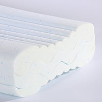 HKM-138899 Adjustable Wave-Shaped Memory Foam Pillow - Knitted Fabric Cover