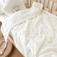 HKM-139091 Cotton Water-Washing Embroidered Baby Quilt - Various Sizes Available