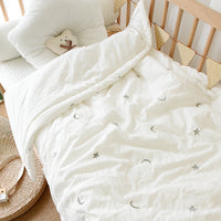 HKM-139091 Cotton Water-Washing Embroidered Baby Quilt - Various Sizes Available