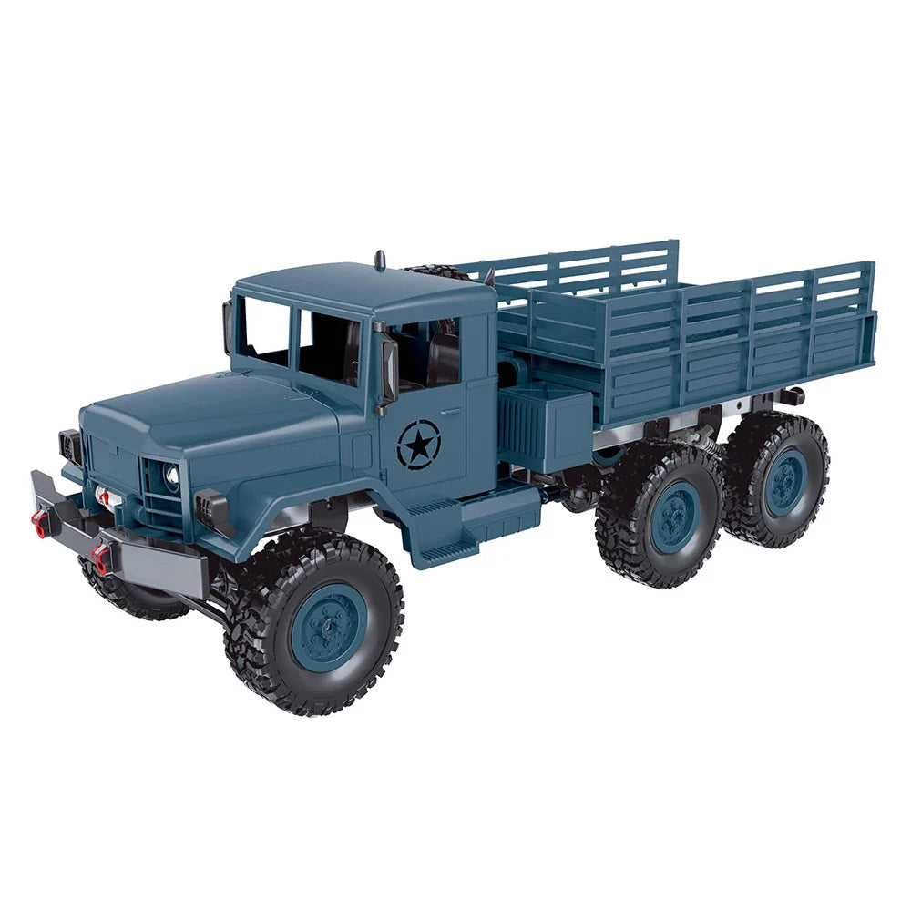 HKM-139347 6WD Remote Control Military Climbing Vehicle - 1:16 Off-Road RC Truck for Ages 5 and Up