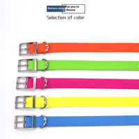 HKM-139475 Factory Wholesale PVC Plastic Waterproof Dog Collar Wear-resistant Dog Collar Out Dog Traction Collar Pet Supplies