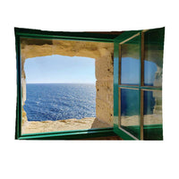 HKM-139475 Window Scenery Background Cloth, Polyester - Various Sizes & Colors