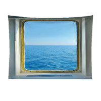 HKM-139475 Window Scenery Background Cloth, Polyester - Various Sizes & Colors