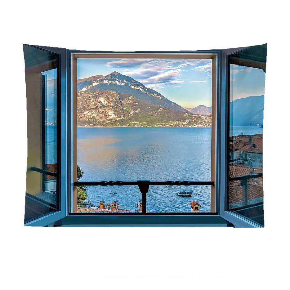 HKM-139475 Window Scenery Background Cloth, Polyester - Various Sizes & Colors