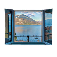 HKM-139475 Window Scenery Background Cloth, Polyester - Various Sizes & Colors