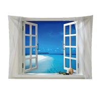 HKM-139475 Window Scenery Background Cloth, Polyester - Various Sizes & Colors