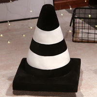 HKM-139731 Creative Round Cone Pillow - Colorful Ice Cream Cone Design for Home and Sofa