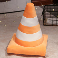 HKM-139731 Creative Round Cone Pillow - Colorful Ice Cream Cone Design for Home and Sofa