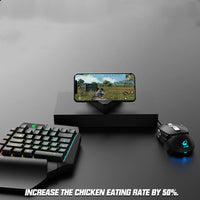 HKM-139795 Mobile Game Controller Adapter for iPhone & Android Devices, 0 Delay Response, Macro Support