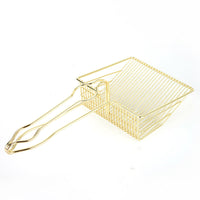 HKM-139795 Stainless Steel Large Cat Litter Scoop in Metallic Gold Finish