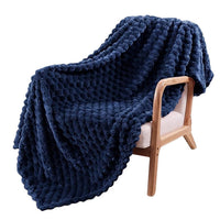 HKM-139923 Children's Cozy Soft Plaid Blanket - Various Sizes and Colors in Polyester Fabric