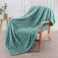 HKM-139923 Children's Cozy Soft Plaid Blanket - Various Sizes and Colors in Polyester Fabric