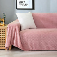 HKM-139987 Plush Anti-Scratch Sofa Cover in Multiple Sizes для Full Protection