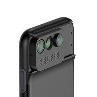 HKM-140179 Protective TPU Mobile Phone Case with Wide-Angle, Macro, and Fisheye Lens for Enhanced Photography