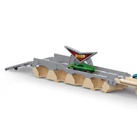 HKM-140179 Transforming Truck Storage Slot Toy Set with 6 Die Cast Cars for Kids Ages 3 and Up