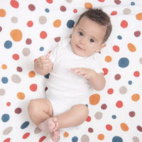 HKM-140243 Cotton Baby Gauze Wrapper with Cartoon Designs and Startle Blanket