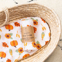 HKM-140243 Cotton Baby Gauze Wrapper with Cartoon Designs and Startle Blanket