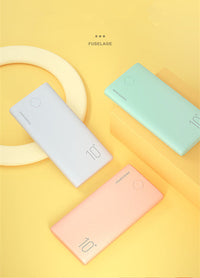 HKM-140307 Large-Capacity Portable Power Bank for Mobile Devices - Polymer Lithium Ion Battery, Soft Case Design, Plastic Shell