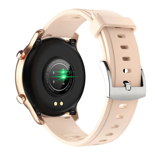 HKM-140435 Body Temperature, Heart Rate, Blood Pressure & Blood Oxygen Smart Bracelet - 1.3 Inch Touch Screen, USB Rechargeable