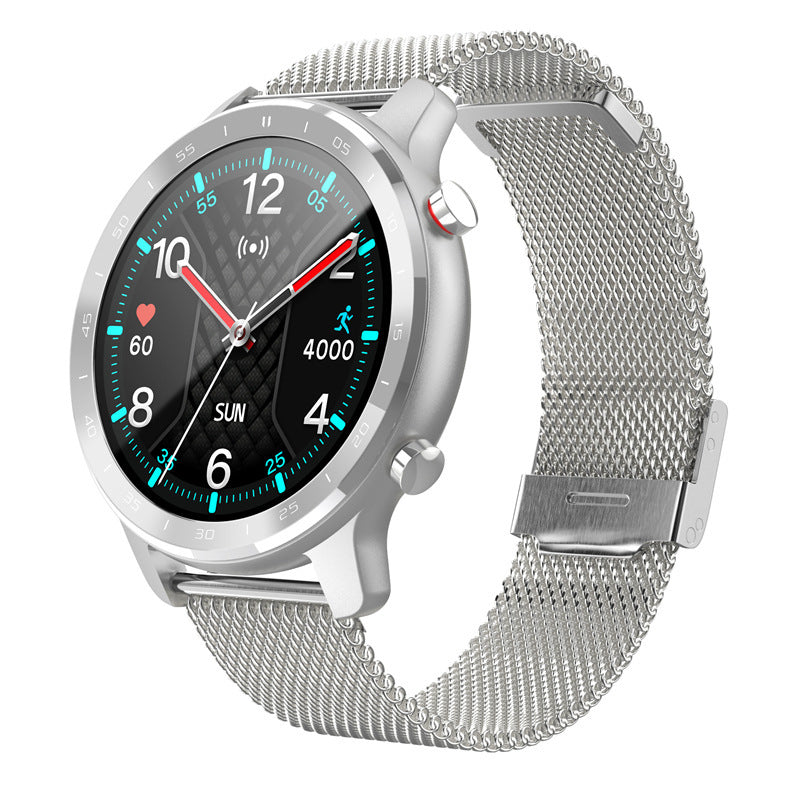 HKM-140435 Body Temperature, Heart Rate, Blood Pressure & Blood Oxygen Smart Bracelet - 1.3 Inch Touch Screen, USB Rechargeable