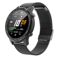 HKM-140435 Body Temperature, Heart Rate, Blood Pressure & Blood Oxygen Smart Bracelet - 1.3 Inch Touch Screen, USB Rechargeable