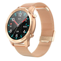 HKM-140435 Body Temperature, Heart Rate, Blood Pressure & Blood Oxygen Smart Bracelet - 1.3 Inch Touch Screen, USB Rechargeable