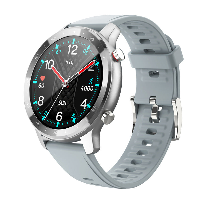 HKM-140435 Body Temperature, Heart Rate, Blood Pressure & Blood Oxygen Smart Bracelet - 1.3 Inch Touch Screen, USB Rechargeable