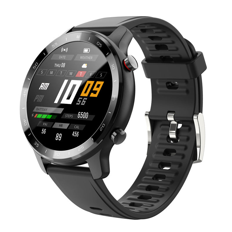 HKM-140435 Body Temperature, Heart Rate, Blood Pressure & Blood Oxygen Smart Bracelet - 1.3 Inch Touch Screen, USB Rechargeable