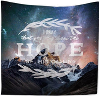 HKM-140627 Elegant Geometric Abstract Plush Fabric Tapestry - Rectangular Polyester Wall Hanging
