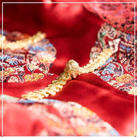 HKM-140691 Dog Tang Dress for Weddings and New Year Celebrations - Cotton Material, Multiple Sizes Available