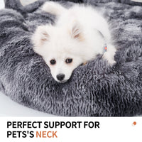 HKM-140755 Cozy Bear Paw-Shaped Pet Kennel with Removable Washable Dog Bed Mat for Deep Sleep