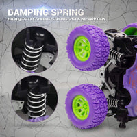 HKM-140883 Inertia 4WD Off-Road Monster Truck Toy for Kids - Friction Powered, 1:32 Scale, Durable Plastic