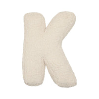 HKM-140883 Lambswool Alphabet Pillow for Kids - Toddler Sleep Comfort in Solid Colors