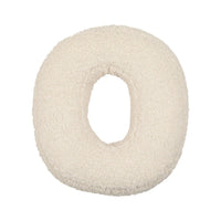 HKM-140883 Lambswool Alphabet Pillow for Kids - Toddler Sleep Comfort in Solid Colors