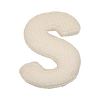 HKM-140883 Lambswool Alphabet Pillow for Kids - Toddler Sleep Comfort in Solid Colors