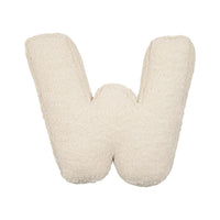 HKM-140883 Lambswool Alphabet Pillow for Kids - Toddler Sleep Comfort in Solid Colors