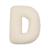 HKM-140883 Lambswool Alphabet Pillow for Kids - Toddler Sleep Comfort in Solid Colors