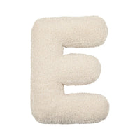 HKM-140883 Lambswool Alphabet Pillow for Kids - Toddler Sleep Comfort in Solid Colors