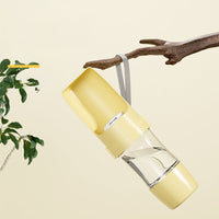 HKM-140947 Portable Dog Water Bottle with Foldable Bowl for Outdoor Activities, 450ml Capacity