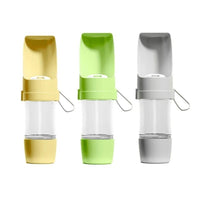 HKM-140947 Portable Dog Water Bottle with Foldable Bowl for Outdoor Activities, 450ml Capacity