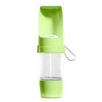 HKM-140947 Portable Dog Water Bottle with Foldable Bowl for Outdoor Activities, 450ml Capacity