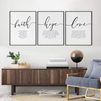HKM-141011 Modern Minimalist Black Text Art Set on White Base - Frameless Decorative Paintings for Living Room