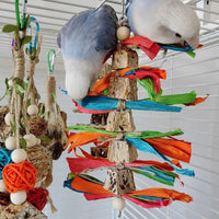 HKM-141011 Parrot Chew Toys and Bird Stand Rod for Small Pets - Safe Non-Toxic Chewing Supplies