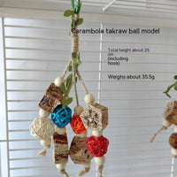 HKM-141011 Parrot Chew Toys and Bird Stand Rod for Small Pets - Safe Non-Toxic Chewing Supplies