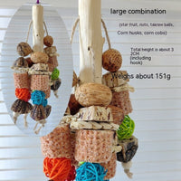 HKM-141011 Parrot Chew Toys and Bird Stand Rod for Small Pets - Safe Non-Toxic Chewing Supplies