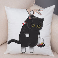 HKM-141139 Mixed Color Linen Pillowcase for Living Room - 45x45cm Polyester Design