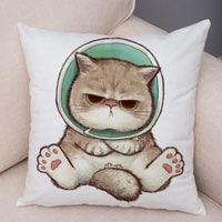 HKM-141139 Mixed Color Linen Pillowcase for Living Room - 45x45cm Polyester Design