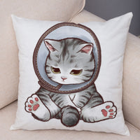 HKM-141139 Mixed Color Linen Pillowcase for Living Room - 45x45cm Polyester Design