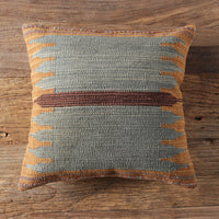 HKM-141203 Geometric American Country Style Kilim Handwoven Wool Pillow Cover - 45x45cm / 60x60cm